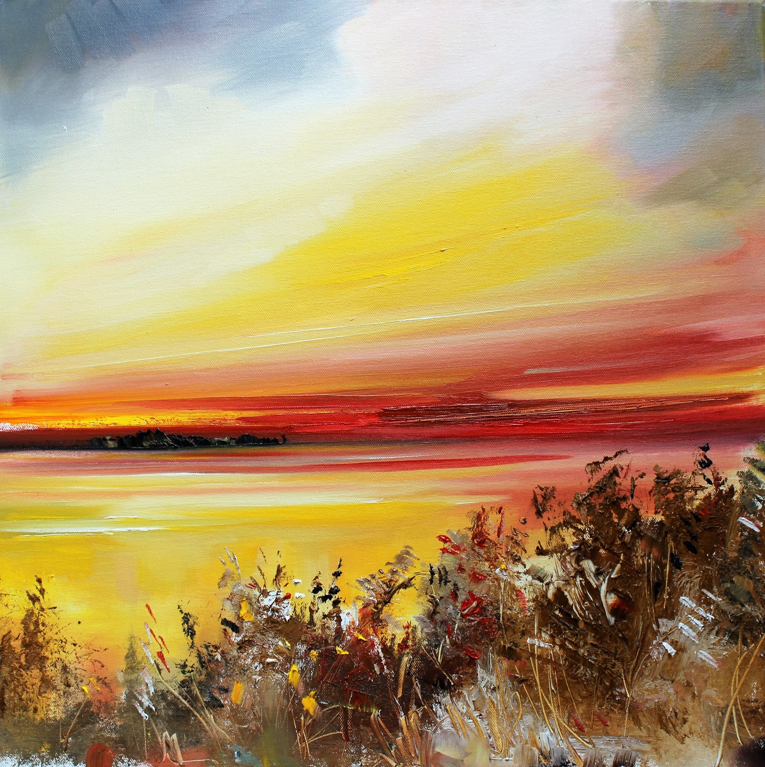 'Warm Afterglow' by artist Rosanne Barr